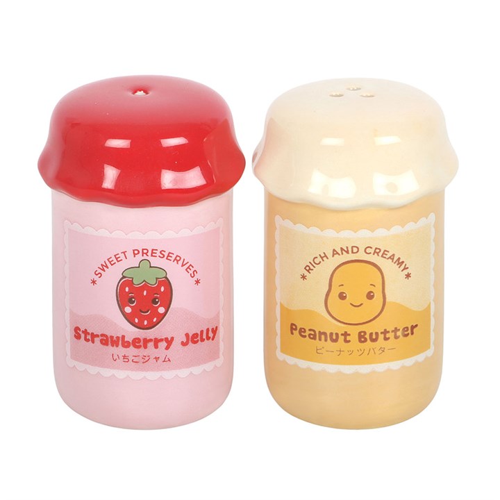 Peanut Butter and Jelly Jar Salt and Pepper Shakers 🇬🇧