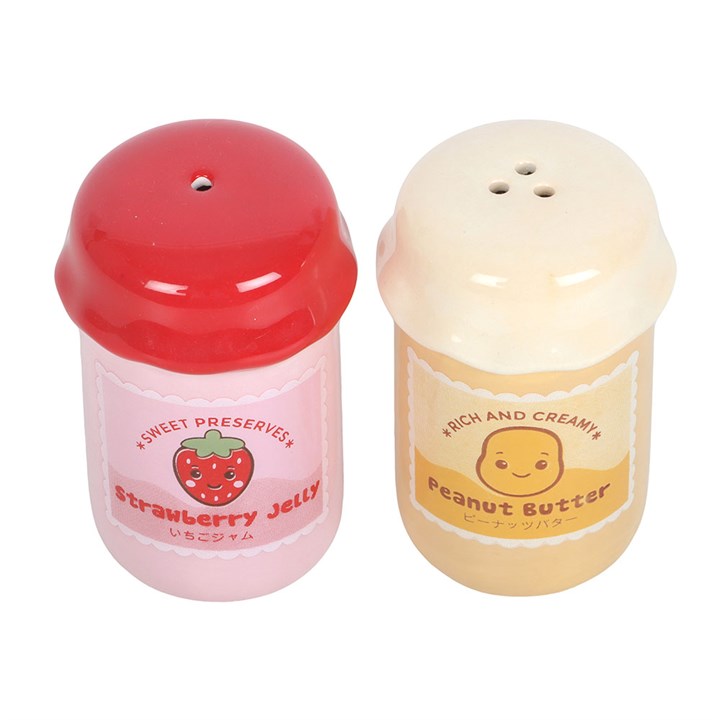 Peanut Butter and Jelly Jar Salt and Pepper Shakers 🇬🇧