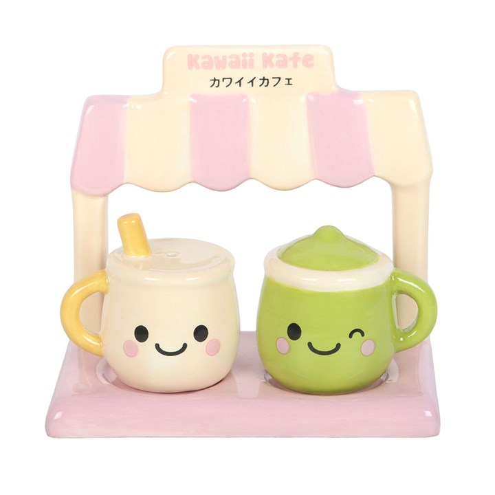 Kawaii Latte Salt and Pepper Shakers 🇬🇧