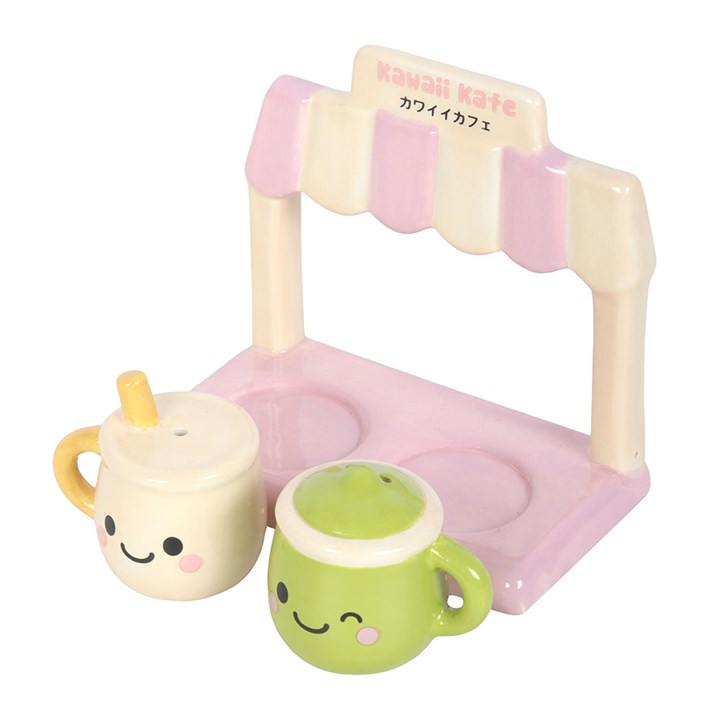 Kawaii Latte Salt and Pepper Shakers 🇬🇧