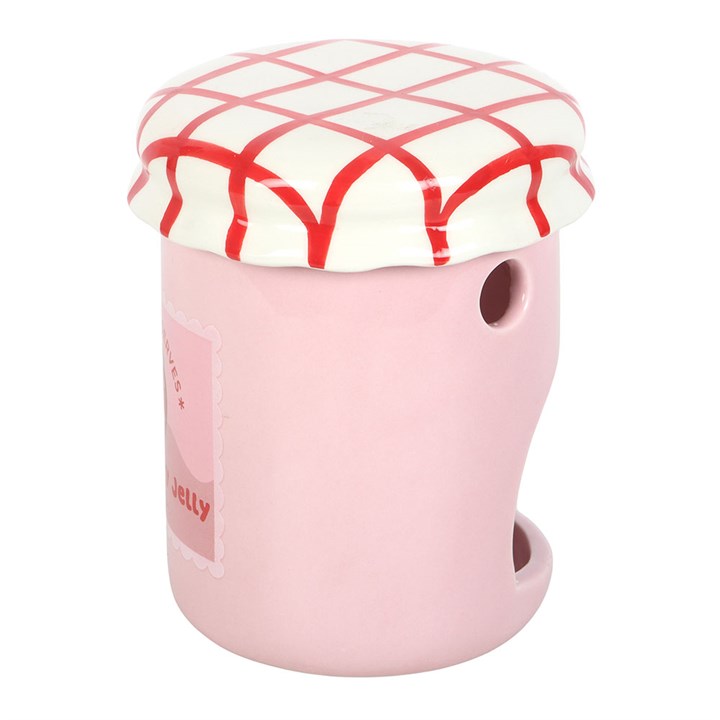 Strawberry Jelly Jar Oil Burner and Wax Warmer 🇬🇧