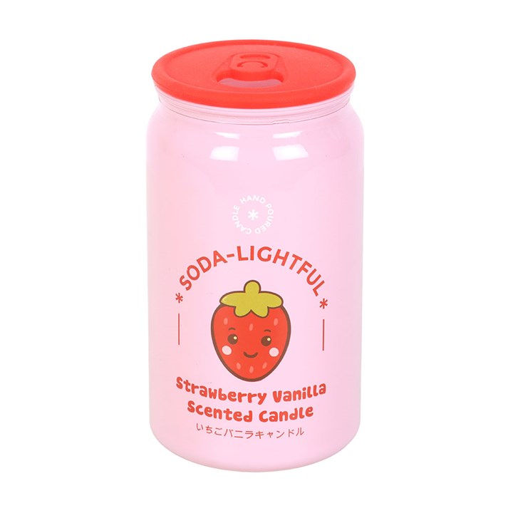 Strawberry Vanilla Soda Can Candle 🇬🇧