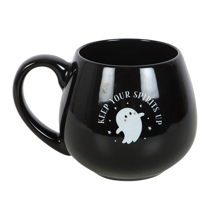 Keep Your Spirits Up Rounded Ghost Mug 🇬🇧