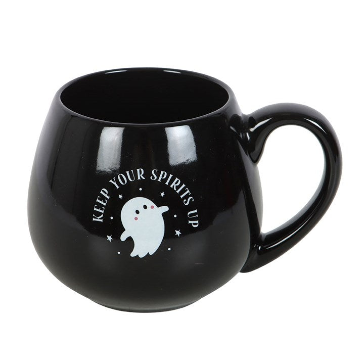 Keep Your Spirits Up Rounded Ghost Mug 🇬🇧