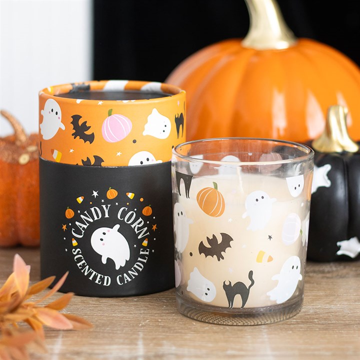 Sweet and Spooky Candy Corn Candle 🇬🇧