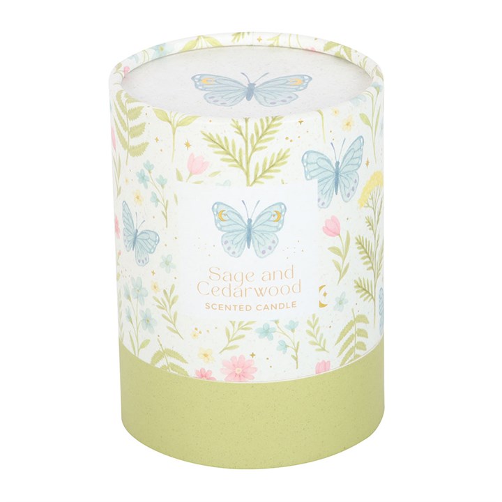 Luna Bloom Butterfly Sage and Cedarwood Candle 🇬🇧