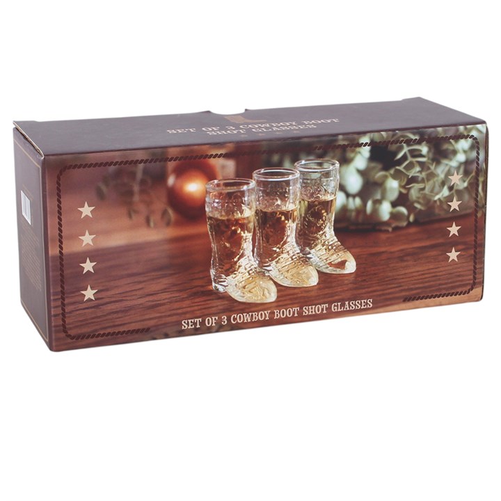 Cowboy Boot Shot Glass Set 🇬🇧