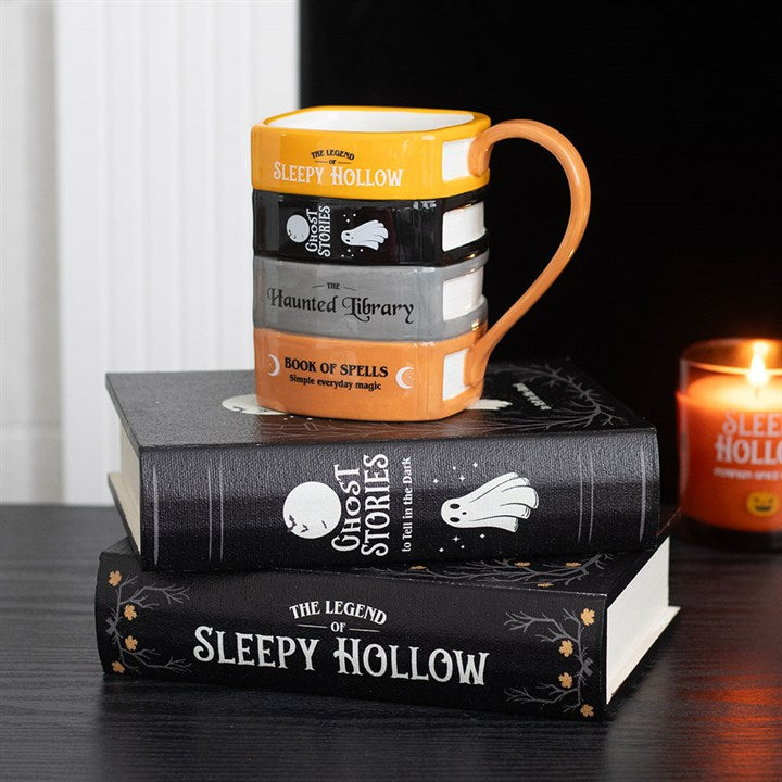 The Haunted Library Book Stack Mug 🇬🇧