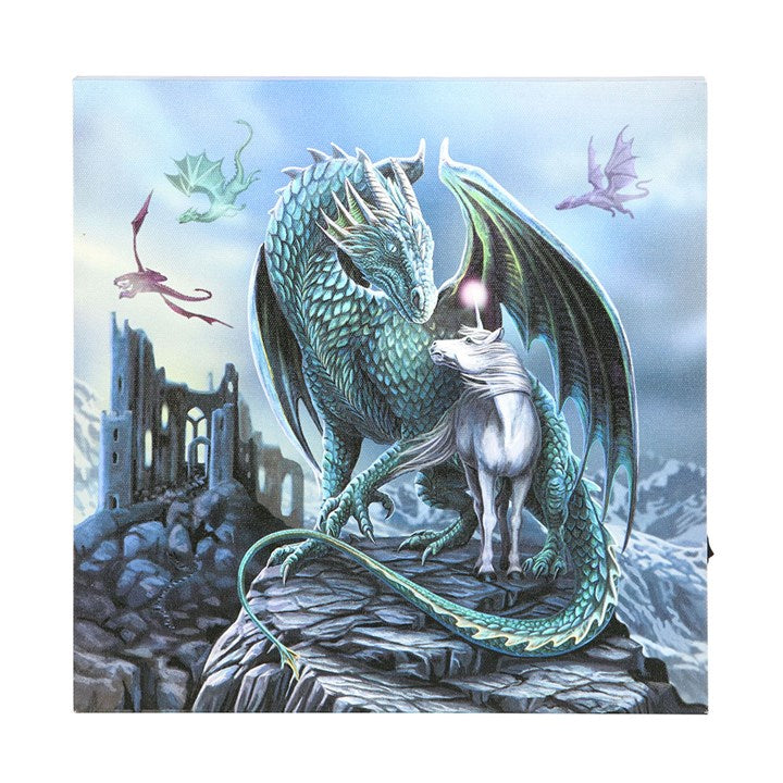 Protector of Magick Light Up LED Canvas Plaque by Lisa Parker 🇬🇧