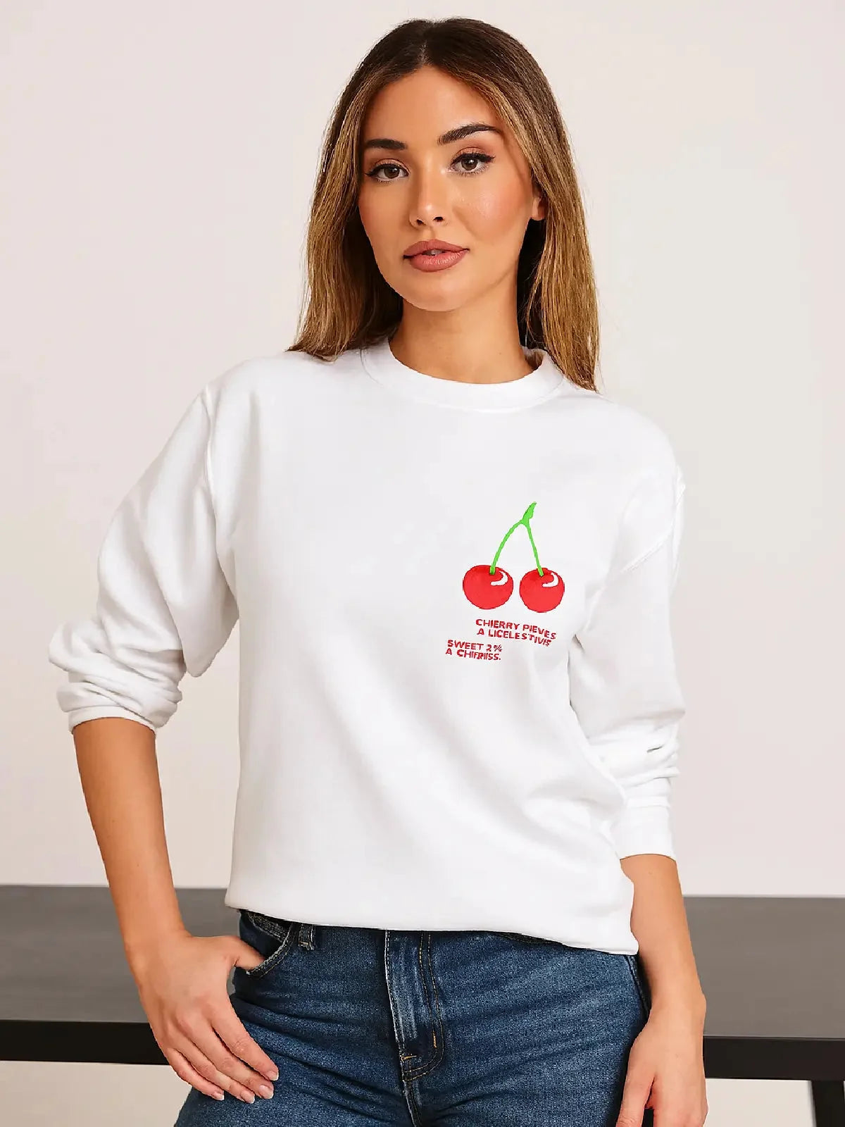 Ladies Cherry Perfection Sweatshirt 🇬🇧
