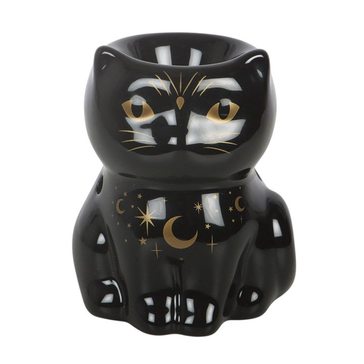 Black Cat Magick Oil Burner 🇬🇧