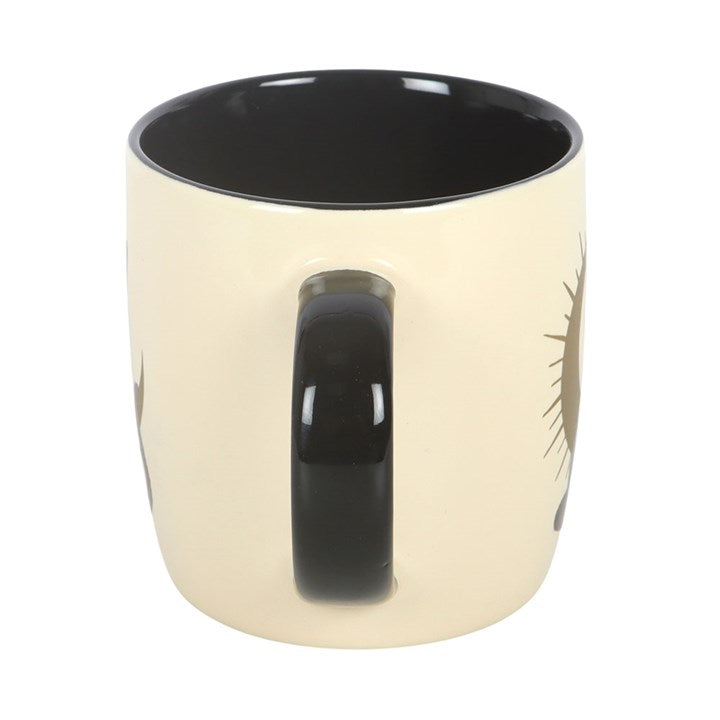 Sitting Magick Black Cat Mug 🇬🇧