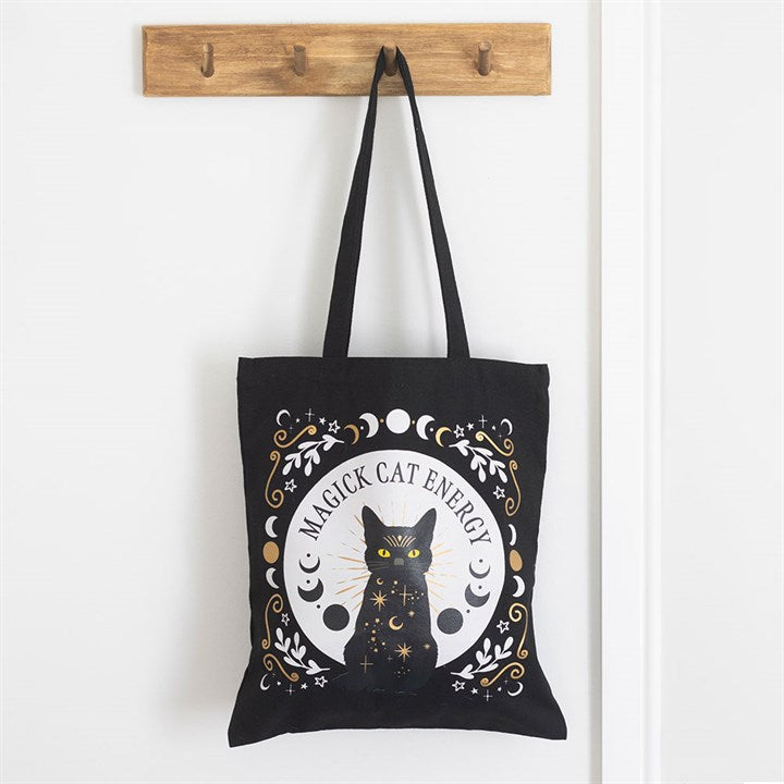 Black Magick Cat Energy Tote Bag 🇬🇧