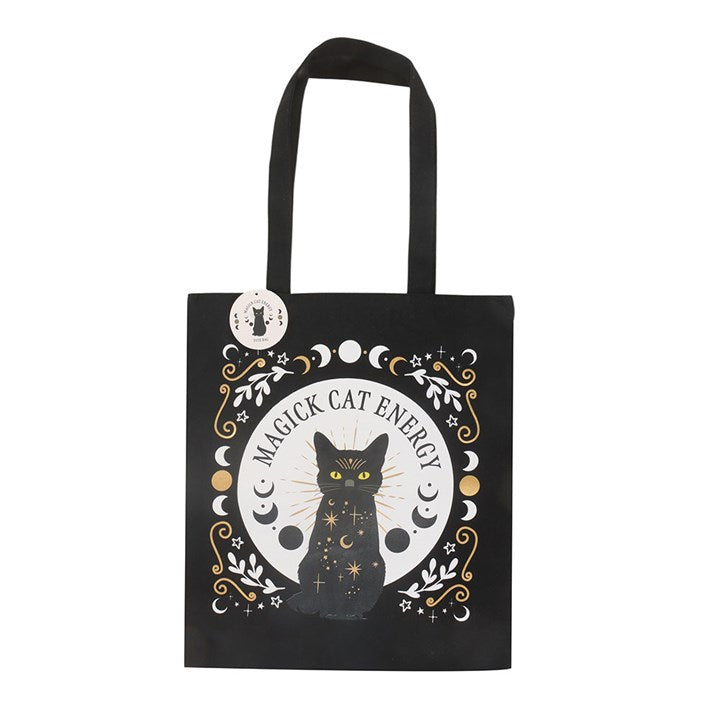 Black Magick Cat Energy Tote Bag 🇬🇧