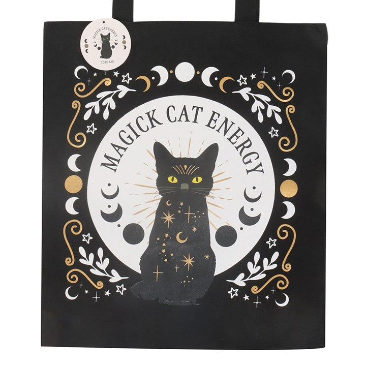 Black Magick Cat Energy Tote Bag 🇬🇧