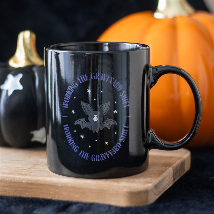 Graveyard Shift Bat Mug 🇬🇧