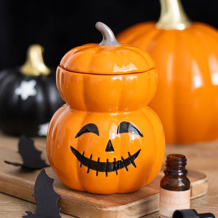 Stacked Pumpkin Oil Burner and Wax Warmer 🇬🇧