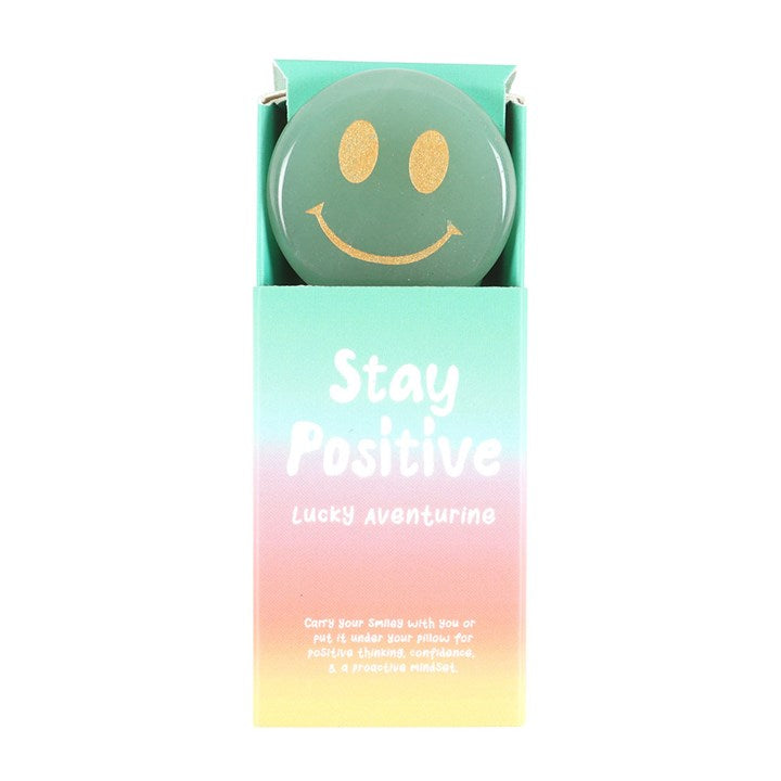 Stay Positive Aventurine Happy Face Crystal 🇬🇧