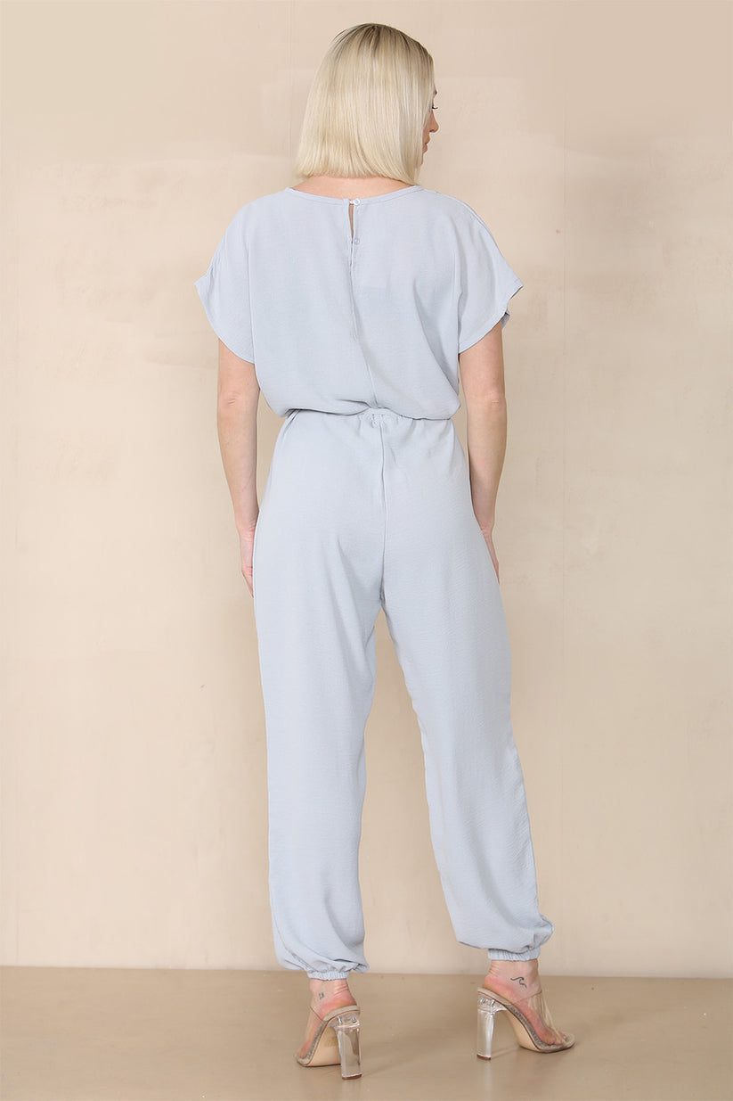 Tie Waist Stylish Harem Jumpsuit 🇬🇧