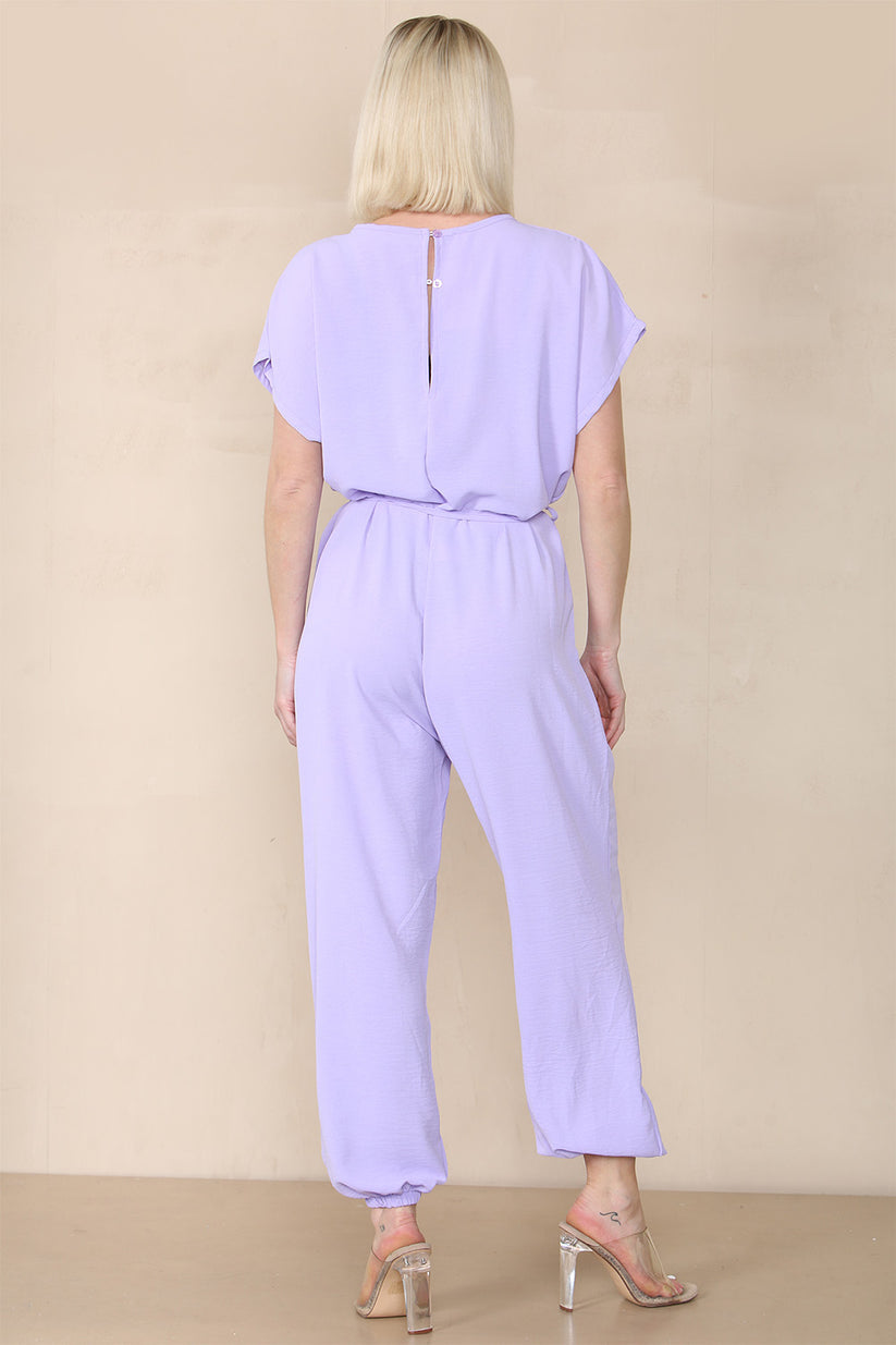 Tie Waist Stylish Harem Jumpsuit 🇬🇧