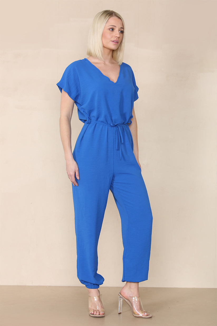 Tie Waist Stylish Harem Jumpsuit 🇬🇧