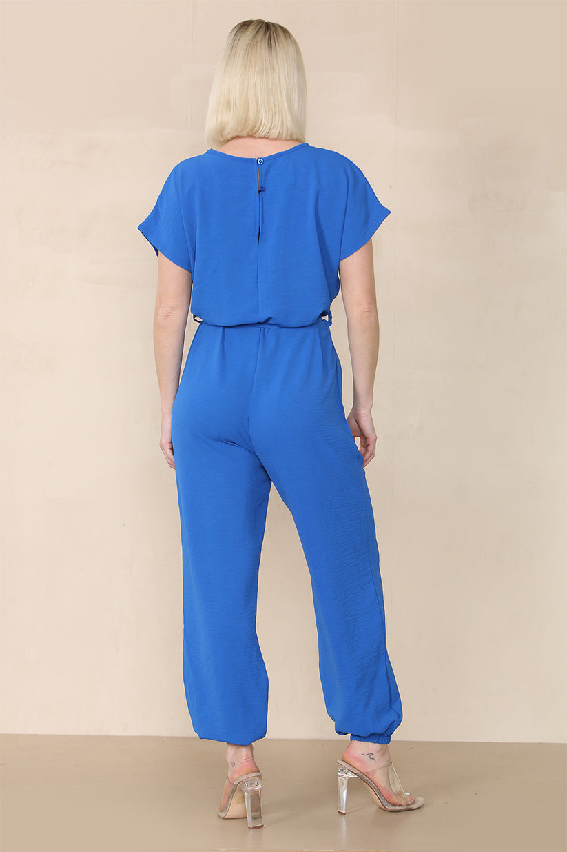 Tie Waist Stylish Harem Jumpsuit 🇬🇧