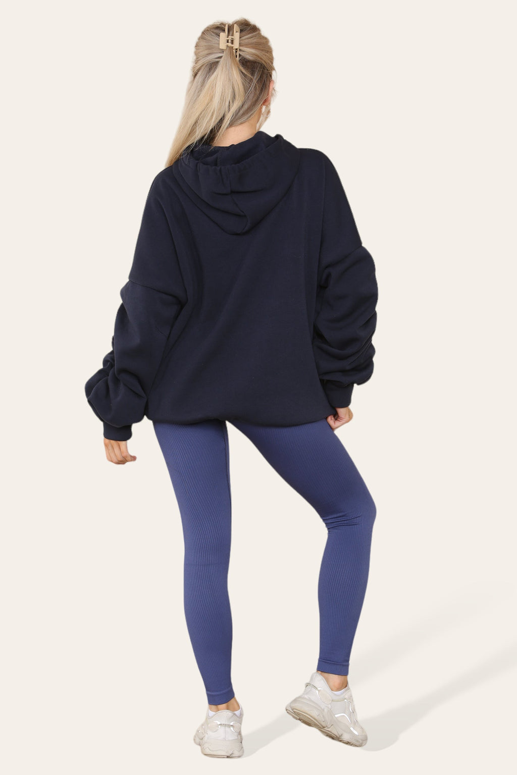 High Waist High Rise Seamless Ribbed Legging 🇬🇧