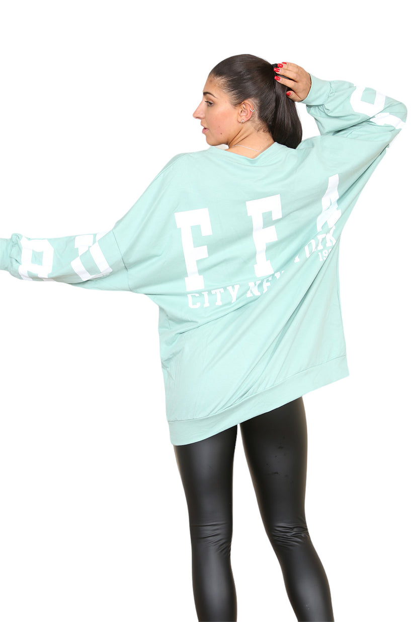 Buffalo Slogan Print Oversized Jumper Dress 🇬🇧