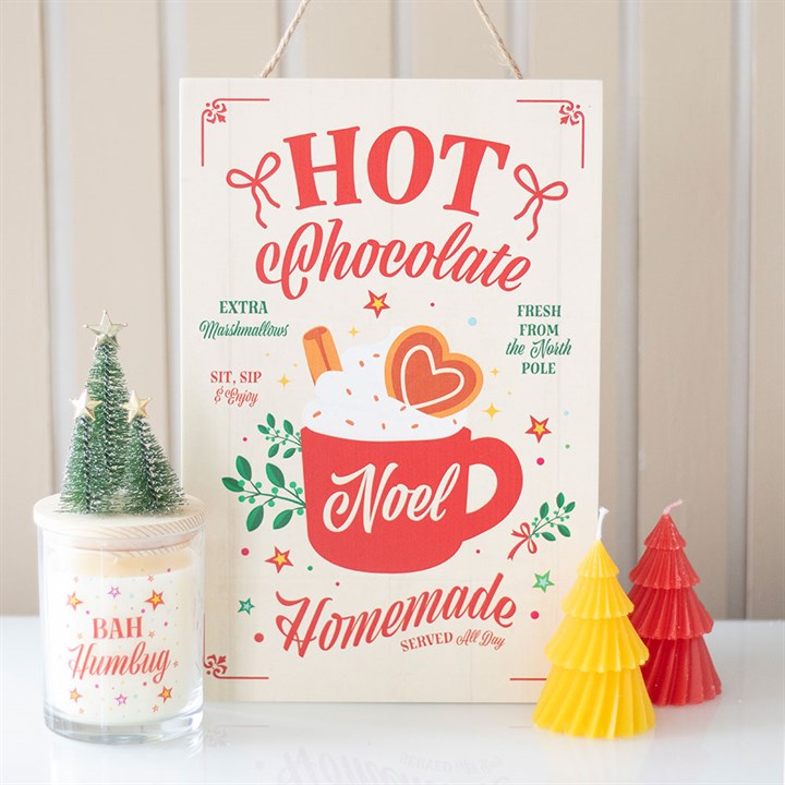 Homemade Hot Chocolate Hanging Sign 🇬🇧