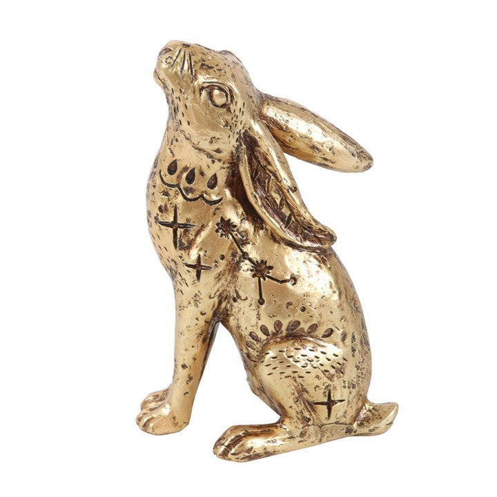 13cm Resin Midnight Hare Ornament 🇬🇧
