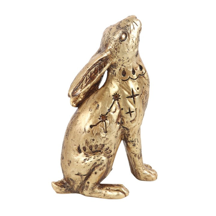 13cm Resin Midnight Hare Ornament 🇬🇧