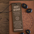Odin's Wisdom Wooden Bookmark 🇬🇧