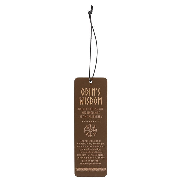 Odin's Wisdom Wooden Bookmark 🇬🇧