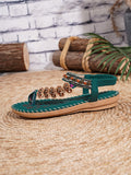 Bohemian Daily Casual Summer Rhinestone Sandals 🇨🇳