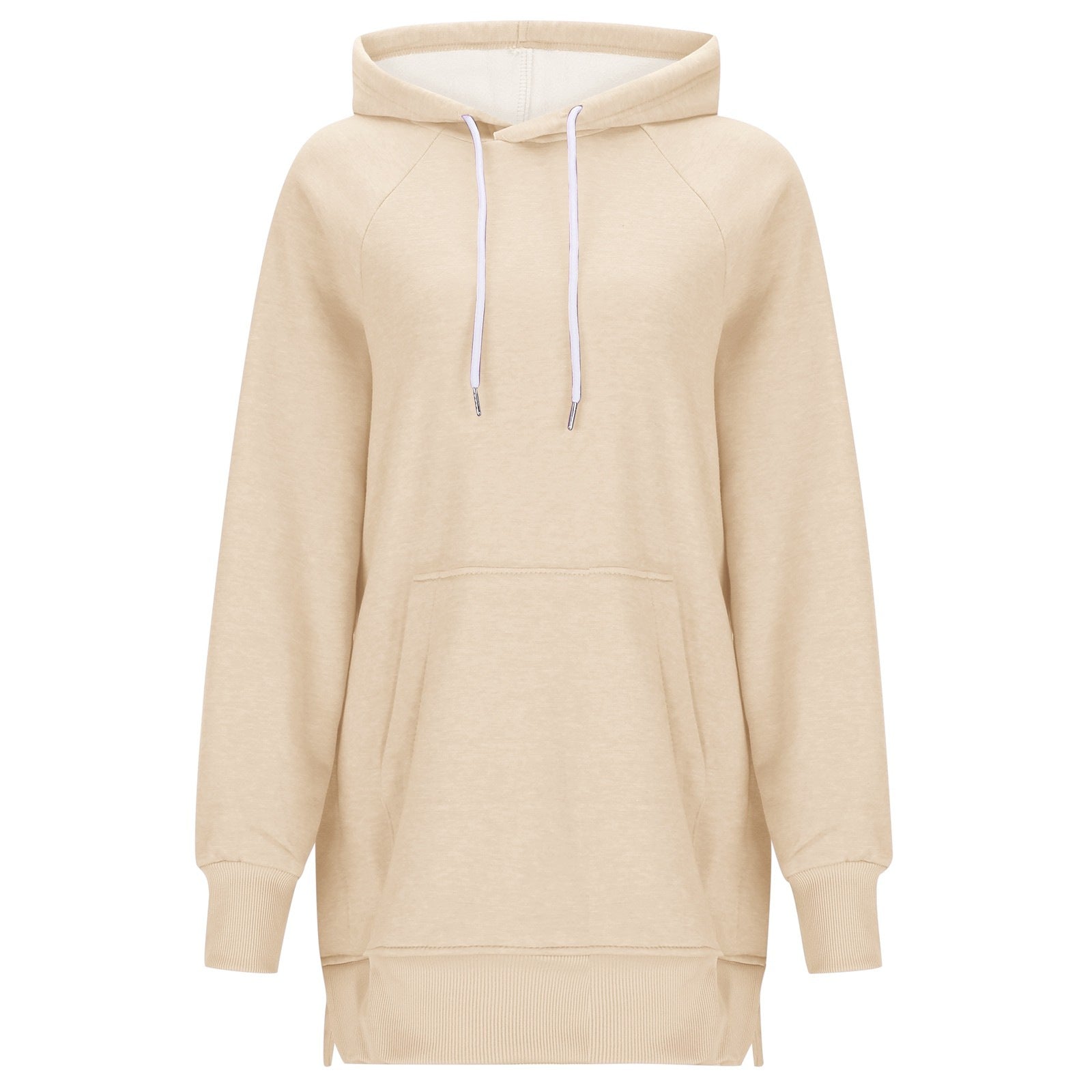 Women's Solid Color Hooded Split Shoulder Sleeve Sweater 🇨🇳