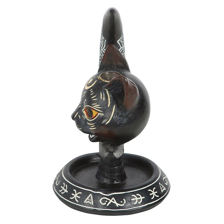 Black Cat Moon Backflow Incense Burner 🇬🇧