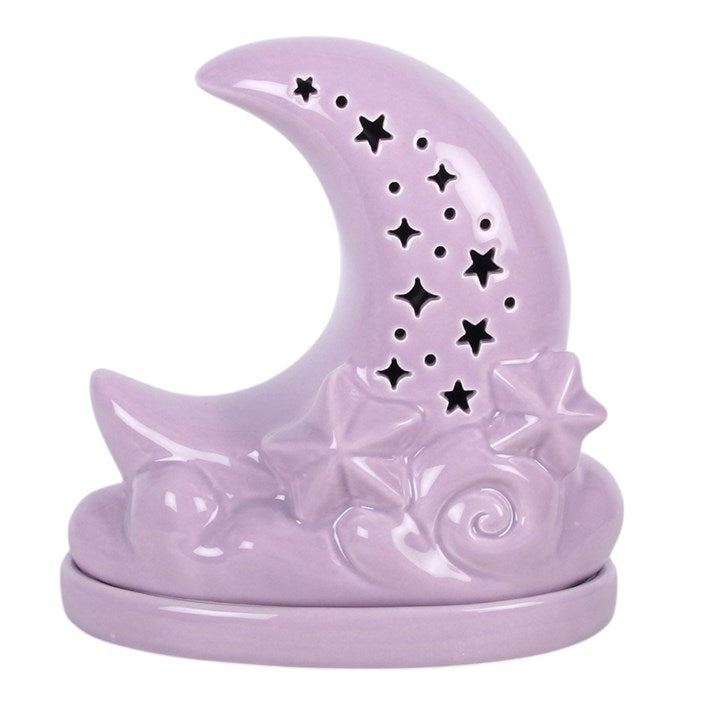 Purple Pastel Skies Moon Incense Cone Holder 🇬🇧