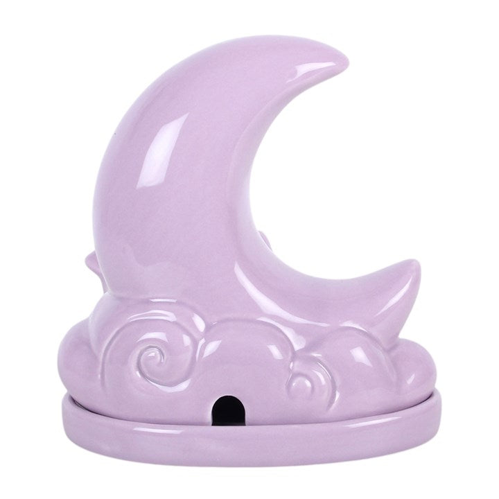 Purple Pastel Skies Moon Incense Cone Holder 🇬🇧