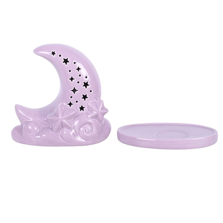 Purple Pastel Skies Moon Incense Cone Holder 🇬🇧