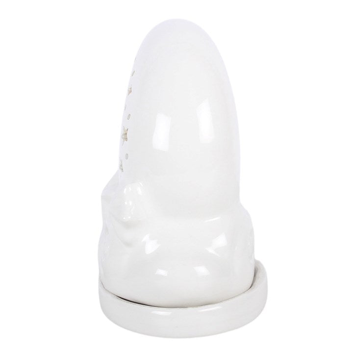 White Pastel Skies Moon Incense Cone Holder 🇬🇧