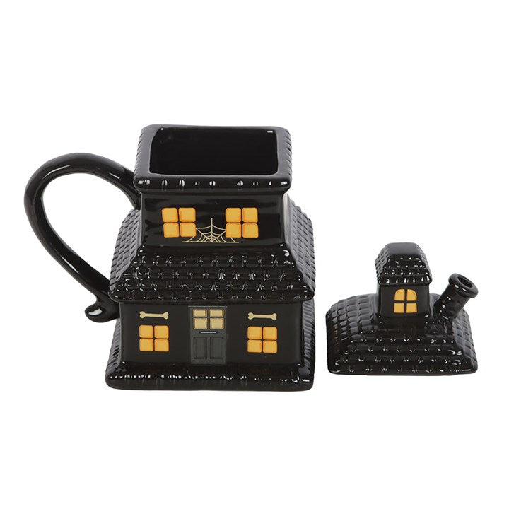 Black Haunted House Mug 🇬🇧