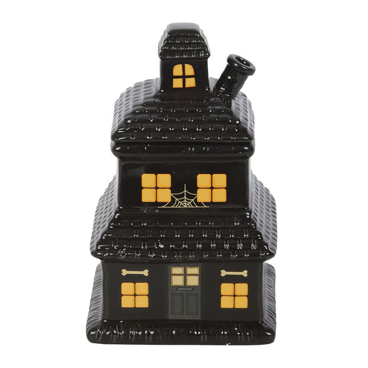 Black Haunted House Oil Burner and Wax Warmer 🇬🇧