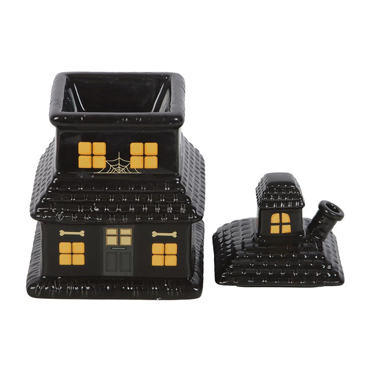 Black Haunted House Oil Burner and Wax Warmer 🇬🇧