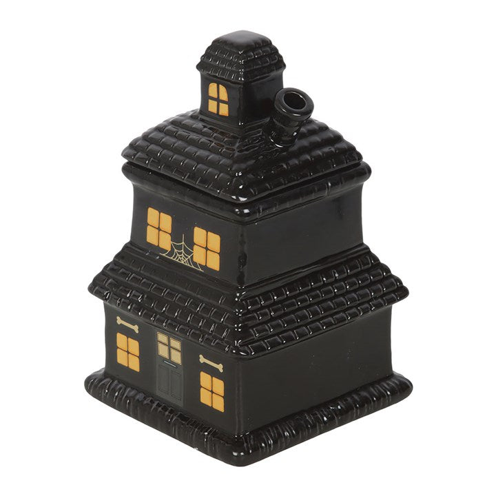 Black Haunted House Oil Burner and Wax Warmer 🇬🇧