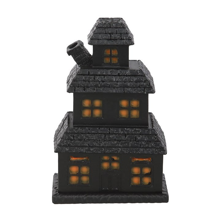 Black Haunted House Incense Cone Holder 🇬🇧