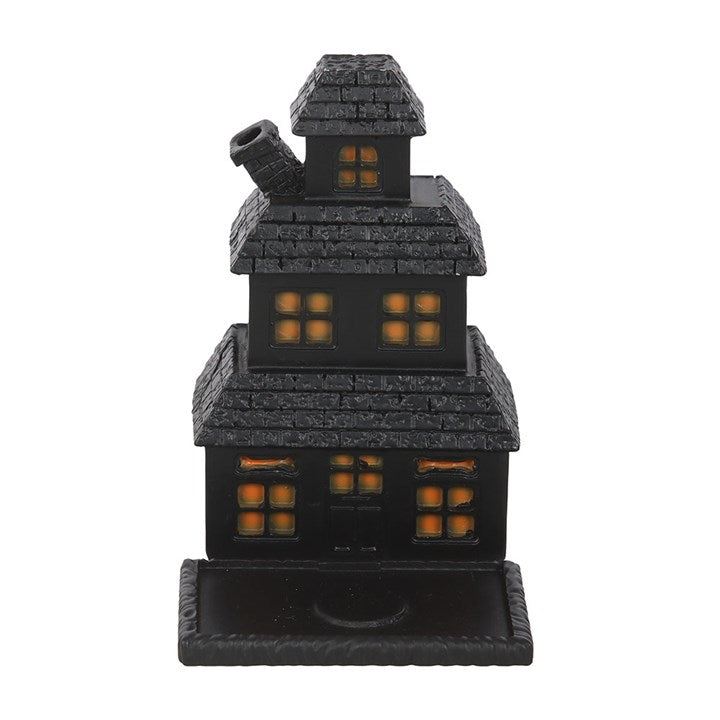 Black Haunted House Incense Cone Holder 🇬🇧