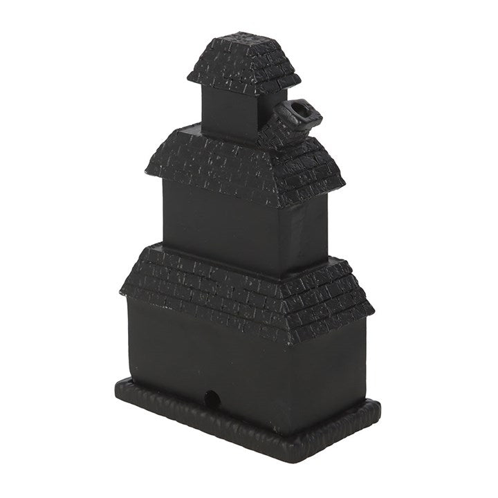 Black Haunted House Incense Cone Holder 🇬🇧