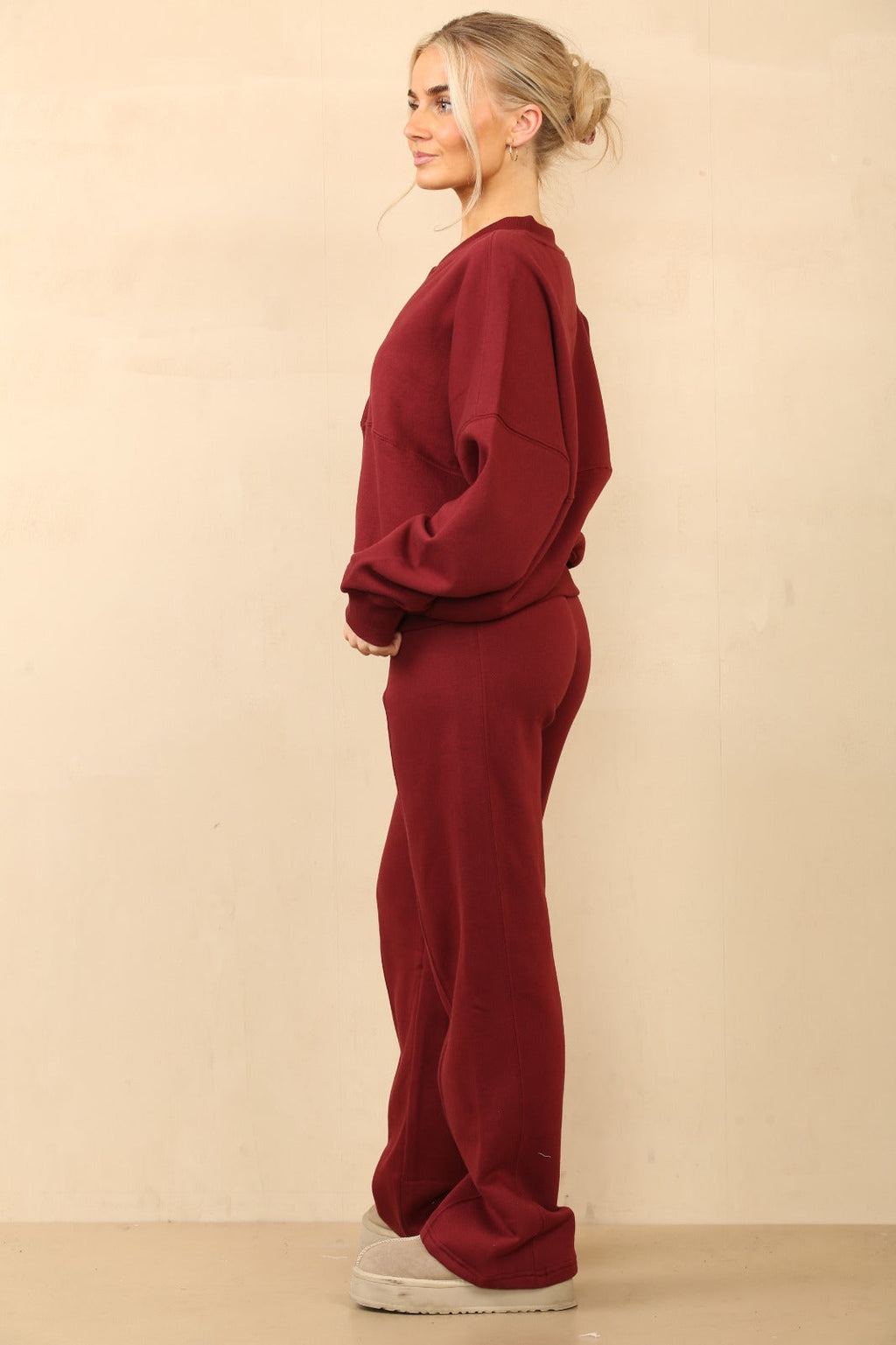 Oversized Bomber Style Fleece Zipper Co-ord 🇬🇧