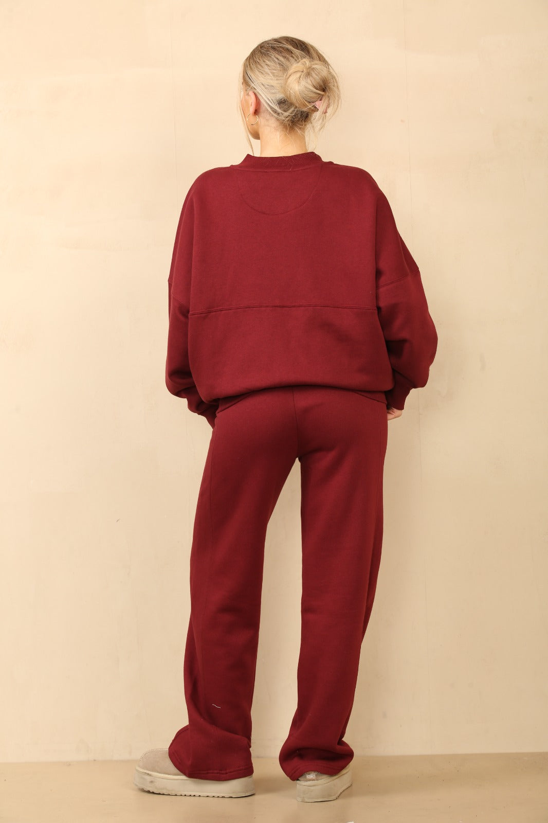 Oversized Bomber Style Fleece Zipper Co-ord 🇬🇧