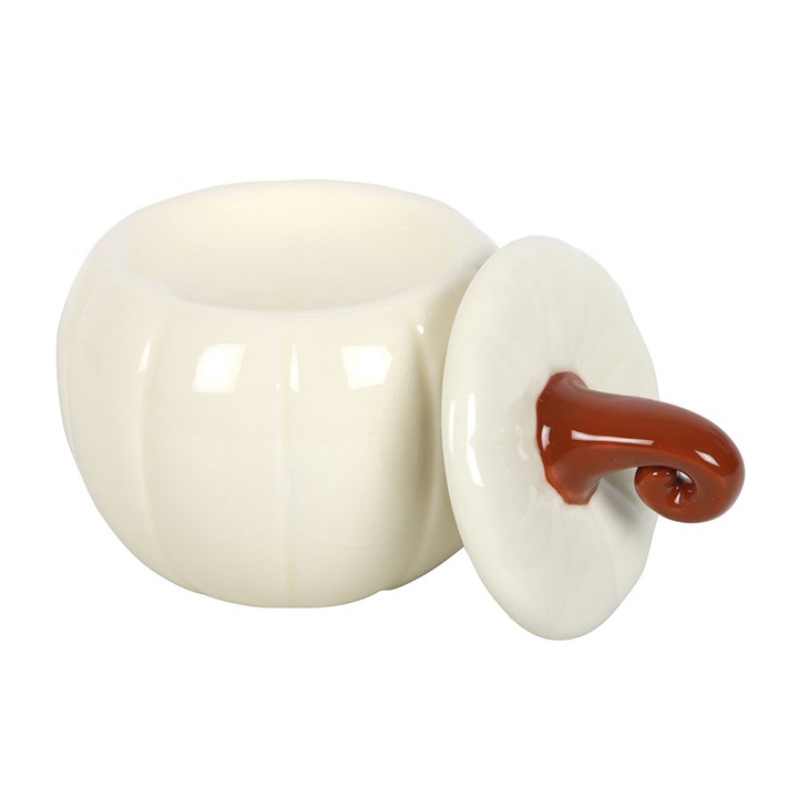 White Curly Pumpkin Oil Burner 🇬🇧